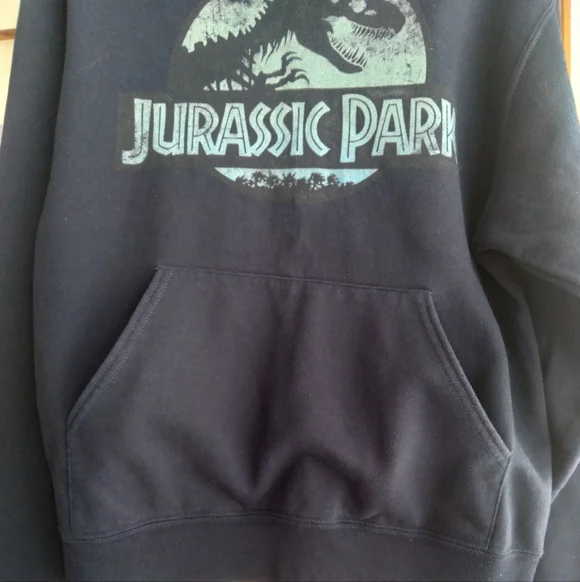 Jurassic Park Navy Hoodie - Picture 3 of 5